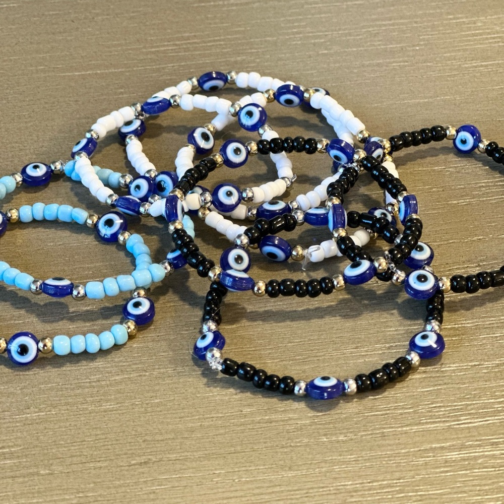 Handmade evil eye bracelet